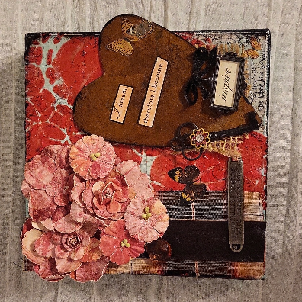 Handmade decor.  One of a kind